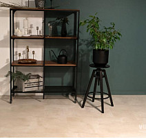 Кварцвиниловые полы Vinilam Ceramo Stone 2,5 мм 71615 Бетон Белый фото 1 | FLOORDEALER
